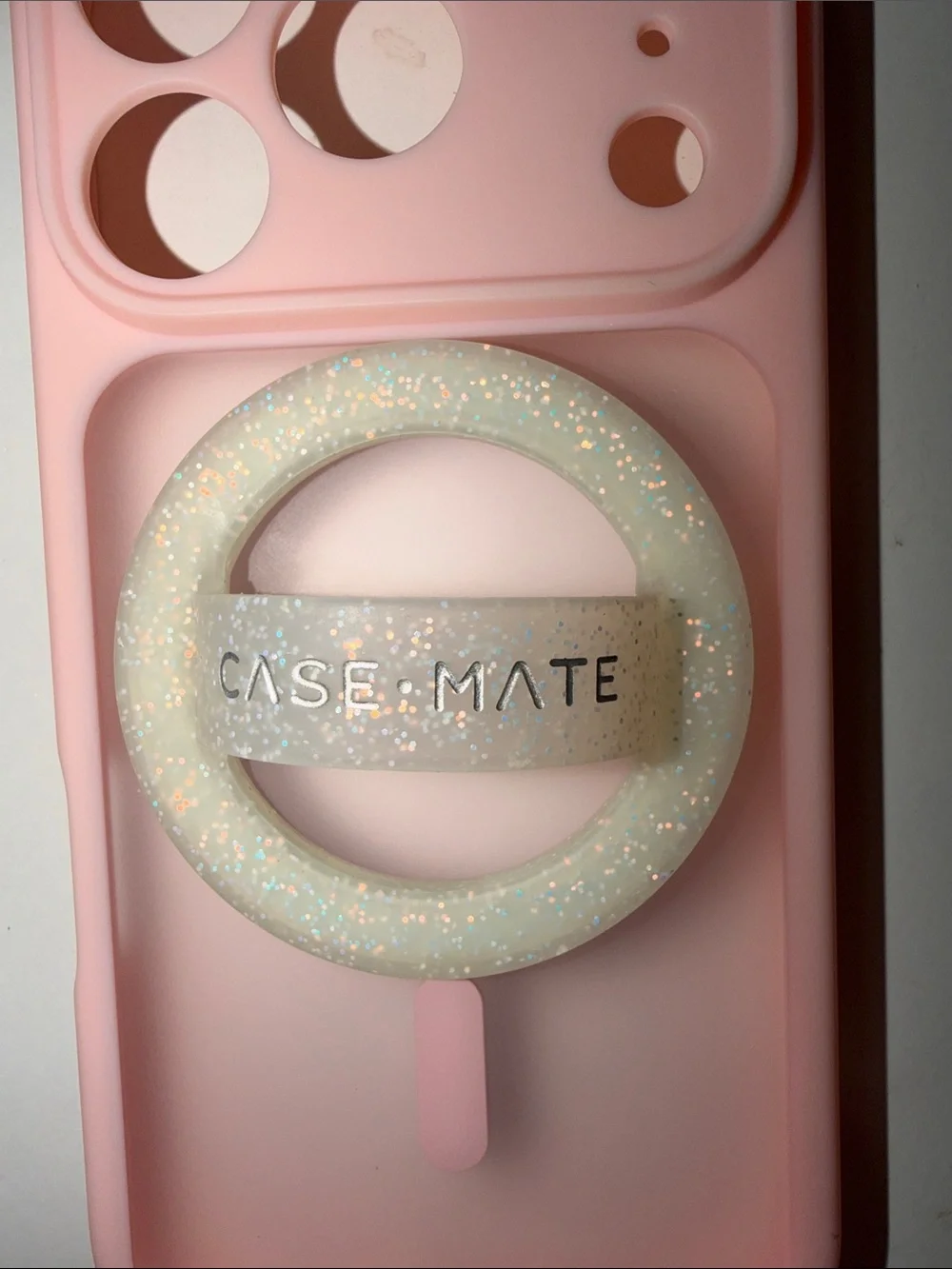 case-mate Iridescent Glitter Ring Phone Grip